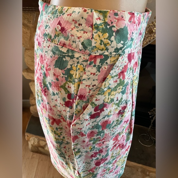 Forever 21 floral cotton flare skirt M - Picture 12 of 12